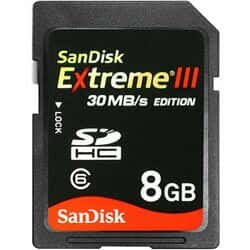 کارت حافظه  سن دیسک Extreme III SD 8GB16552thumbnail